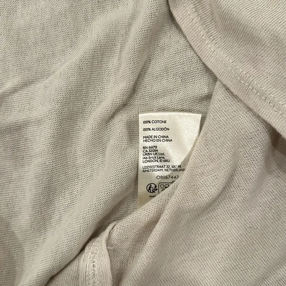 FREE PEOPLE We The Free Easy Rider Easy Tiger Varsity Jersey Tee Large - Picture 5 of 6